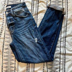 Willow & Root Destructed Mom Jean